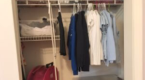 Organized Closet, Kid's Closet, School Clothes in Closet, Organized School Clothes, School Clothes Organization