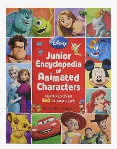 Book of many Disney characters