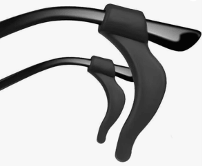 Ear grippers for eyeglasses