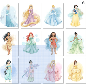 12 Disney princess images